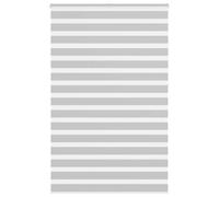 vidaXL Zebra Blind Light Grey 150x230 cm Fabric Width 145.9 cm Polyester