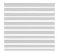 vidaXL Zebra Blind Light Grey 165x150 cm Fabric Width 160.9 cm Polyester