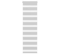 vidaXL Zebra Blind Light Grey 40x100 cm Fabric Width 35.9 cm Polyester, zebra roller blind, dual roller blind, zebra blind for window