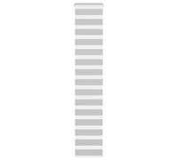vidaXL Zebra Blind Light Grey 45x200 cm Fabric Width 40.9 cm Polyester