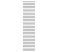 vidaXL Zebra Blind Light Grey 65x200 cm Fabric Width 60.9 cm Polyester, zebra roller blind, dual roller blind, zebra blind for window