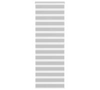 vidaXL Zebra Blind Light Grey 75x200 cm Fabric Width 70.9 cm Polyester, zebra roller blind, dual roller blind, zebra blind for window