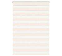 vidaXL Zebra Blind Marble Beige 100x150 cm Fabric Width 95.9 cm Polyester