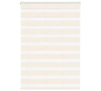 vidaXL Zebra Blind Marble Beige 115x100 cm Fabric Width 110.9 cm Polyester, zebra roller blind, dual roller blind, zebra blind for window