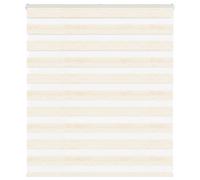 vidaXL Zebra Roller Blinds - Marble Beige, 135x100cm Polyester Window Cover with Light Control