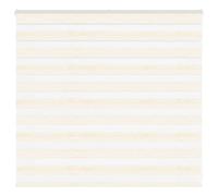 vidaxl zebra roller blind marble beige 165x100 cm - polyester fabric dual layer panel blinds with light control for living room, bedroom, office