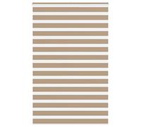 vidaXL Zebra Blind Sand Brown 150x200 cm Fabric Width 145.9 cm Polyester