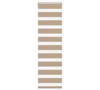vidaXL Zebra Blind Sand Brown 40x100 cm Fabric Width 35.9 cm Polyester
