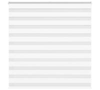 White Zebra Window Roller Blinds Day And Night Vision Dual Layer Multiple Sizes