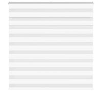 vidaXL Zebra Blind White 145x150 cm Fabric Width 140.9 cm Polyester