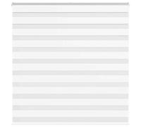 vidaXL Zebra Blind White 150x100 cm Fabric Width 145.9 cm Polyester