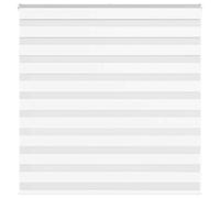 vidaXL Zebra Blind White 150x100 cm Fabric Width 145.9 cm Polyester