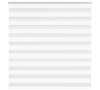 vidaXL Zebra Blind White 150x150 cm Fabric Width 145.9 cm Polyester