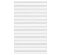 vidaXL Zebra Blind White 150x200 cm Fabric Width 145.9 cm Polyester