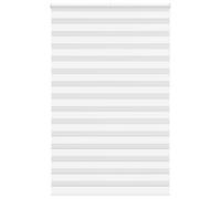 vidaXL Zebra Blind White 150x230 cm Fabric Width 145.9 cm Polyester