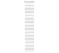 vidaXL Zebra Blind White 45x200 cm Fabric Width 40.9 cm Polyester