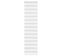 vidaXL Zebra Blind White 55x200 cm Fabric Width 50.9 cm Polyester, zebra roller blind, dual roller blind, zebra blind for window, double roller blind