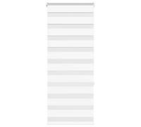 vidaXL Zebra Blind White 60x150 cm Fabric Width 55.9 cm Polyester