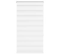 vidaXL Zebra Blind White 70x150 cm Fabric Width 65.9 cm Polyester