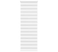 vidaXL - Zebra Roller Blind White 85x230 cm - Fabric Width 80.9 cm - Dual-Layer Light Control - Easy Install - Modern