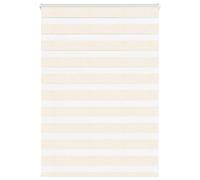 vidaxl zebra roller blinds - marble beige - 110x100 cm - polyester - light control - modern decor