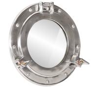 vidaXLÂ Porthole MirrorÂ Wall Hanging Home Chic DecorativeÂ Aluminium and Glass