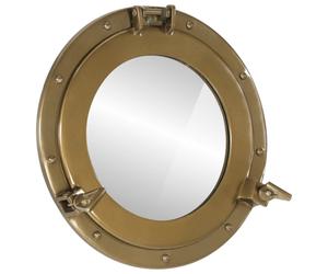 vidaXLÂ Porthole MirrorÂ Wall Hanging Home Chic DecorativeÂ Aluminium and Glass