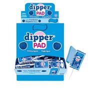 Viddal Tongue Painter Dipper Pad Sour Raspberry flavour Lollipops (100 Lollies)