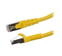 Videk Cat6A S/FTP Network Cable 1m S/FTP (S-STP) Yellow - Network Cables (1m, Cat6a, S/FTP (S-STP), RJ-45, RJ-45, Yellow)