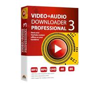Video and Audio Downloader PRO 3 software for YouTube - download your favorite YouTube videos as MP4 video or MP3 audio - compatible with Win 11, 10