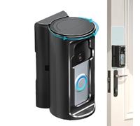 Video Bracket - Ring Mount No Drill | Adjustable Door Holder Stand | No Drill Bell Support, Flexible Video Bell Case, Ring Door Attachment for Wireless & Wired Security Doorbells