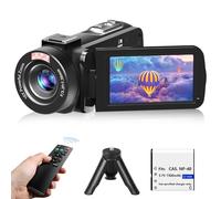Video Camera, Full HD 1080P 30MP Camcorder, Vlogging Camera for YouTube with Infrared Night Vision, 18X Digital Zoom 3 Inch LCD Screen, Digital Camera, Video Recorder