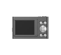 Video camera, Protable 4K Digital Camera, Video Camcorder 48MP 2.4 Inch IPS Screen Auto 16X Digital Zoom Anti-shake Detect Smile Capture(Black Camera -0GB)