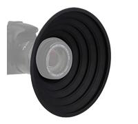 Video Camera - Silicone SLR Shade | 50 70mm silicone reduces glass reflection protects slr camera from splashes dust snow mud lightweight flexible shade for travel s