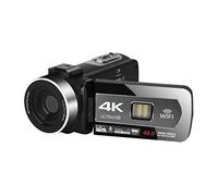 Video Camera, Video Camera Built-in Light WiFi Function 48MP Zoom Digital Camera For Vlog Recording 3.0inch IPS Touch Screen Camcorder(Standard,Bianco)