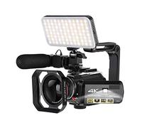 Video Camera, Video Camera Camcorder 4K, AC3 IR Night Vision WiFi Digital Vlogging Camera Professional, Tuber Vlogging Camcorders Full HD(Top Kit)