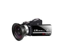 Video Camera, Video Camera Camcorder WiFi 2.7 K Vlogging Camcorder For Vlog Recording Vlogging Camera With Touch Screen 30MP 16X Digital Zoom Factory(Standard,DV02 Lens)