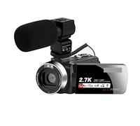 Video Camera, Z11 Video Digital Camera Webcam For Vlog Recording 16X Night Vision WIFI Touch Screen 2.7K HD Video Camcorder(32GB SD Card,Z11-Cam-Mic)