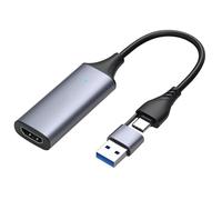 Video Capture Card 4K60HZ 3.0 HDMI to USB C Streaming Device 1080P 60FPS Input Audio Game Recording for Switch PS5 PS4 Xbox TV Stick DSLR Camera iPad MacBook PC Mac OBS Laptop Phone (Same Model 1)