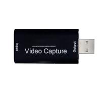 Video Capture, Card Adapter, 2.48x1.1x0.51in Audio Grabber, Portable Design, Low Latency, Compact Versatile Converter for Broadcast, Home, Gamers, Content Creation, Live Streaming