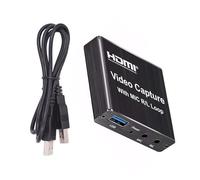 Video Capture Card Full HD 1080P Game Capture Video Recorder for Game Recording, Live Streaming Broadcasting