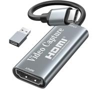 Video Capture Card,HDMI to USB C Capture Card, 1080p Type C Capture Card, HDMI Video Game Capture for Editing Video/Games/Streaming/Online Teaching