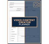 Video Content Creator Planner