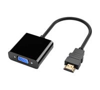 Video Converter - Notebook Monitor Adapter Cable, Multipurpose VGA Source Connection Device with Integrated Signal Processing Module, Clear Image Transmission Feature, Ideal for Business