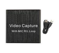 Video d USB 2.0 Out, HD Game, 4K Input 1080P Output Support, Portable Video Recorder with phone Input for PC Streaming