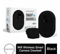 Video Doorbell Black Plastic 11x14x5cm WiFi Night Vision Anti-Theft HD Intercom+