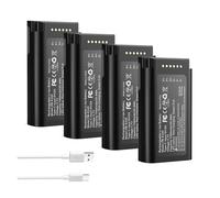 Video Doorbell Compatible Replacement Battery | 7000mAh Rechargeable Lithium Battery ，Compatible For Eufy，E340(4pcs batteries)