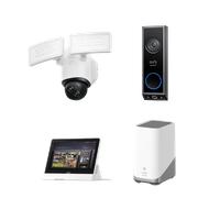 Video Doorbell E340 + Floodlight Camera E340 + HomeBase S380 + display Black