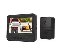 Video Doorbell Intercom System, 1080P Video Doorbell Camera with 4.3 Inch Monitor, IP66 Water Proof Video Door Phone Camera Kits Support Night Vision, Two Way Talk for Home