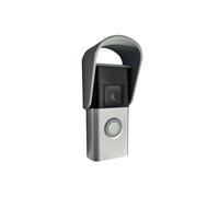 Video Doorbell Rain & Sun Cover Compatible with Ring Battery Doorbell 3, 3 Plus, 4, and Battery Doorbell Plus - Weatherproof Anti-Glare Protective Housing - Durable Round Gray Cover Only